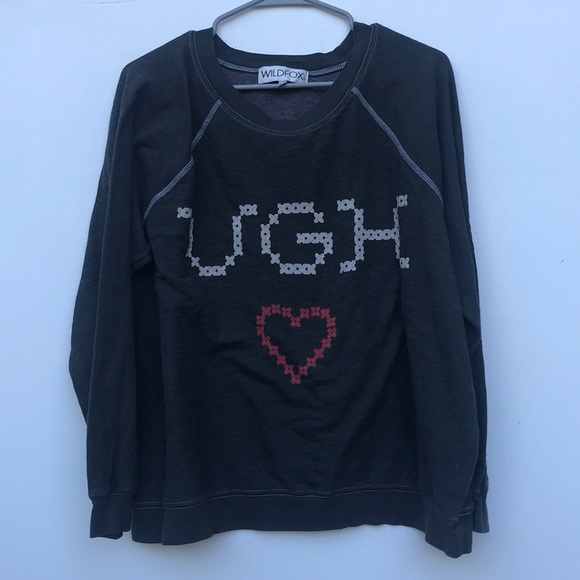 Super cute Wildfox “UGH” sweater - Picture 1 of 3